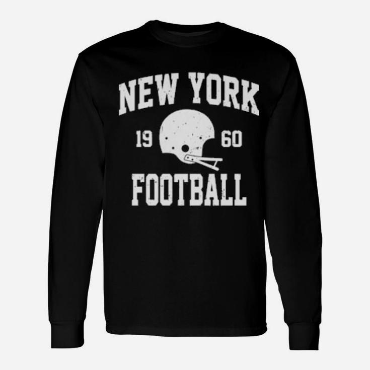New York Football Athletic Vintage Sports Team Fan Long Sleeve T-Shirt
