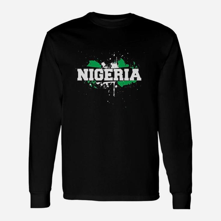 Nigeria Country Unisex Long Sleeve