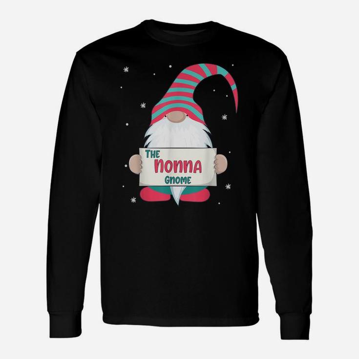 Nonna Gnome Family Matching Christmas Cute Gift Pajama Unisex Long Sleeve