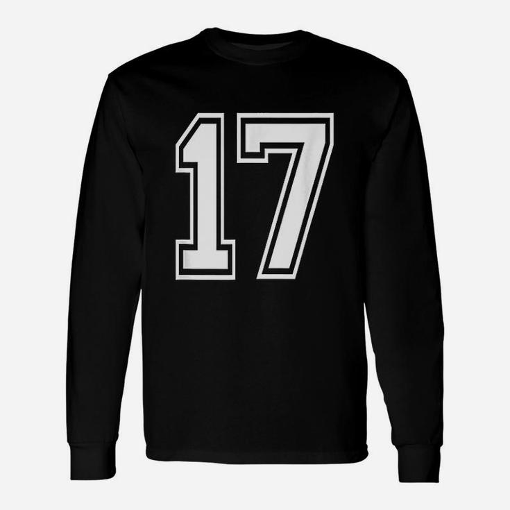 Number 17 Long Sleeve T-Shirt