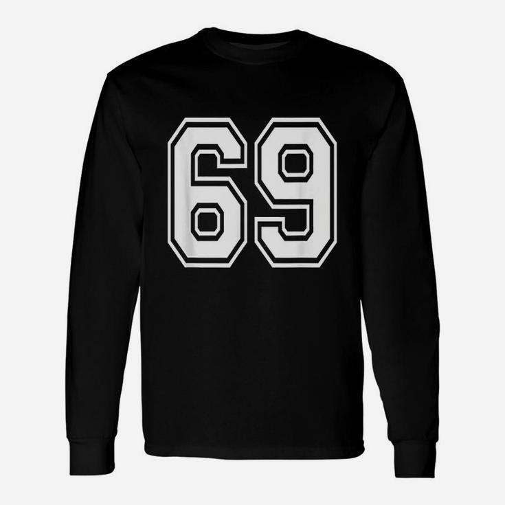 Number 69 Long Sleeve T-Shirt