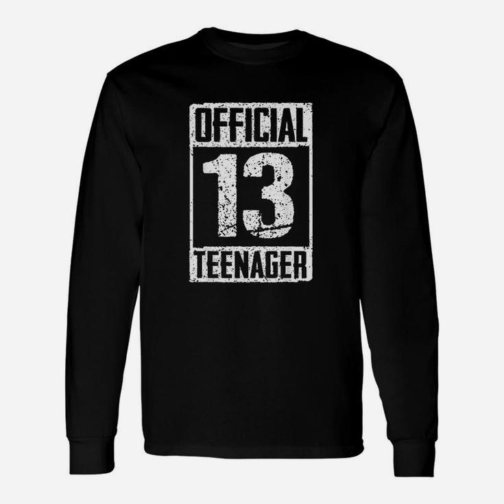 Official Teenager 13 Years Old Unisex Long Sleeve
