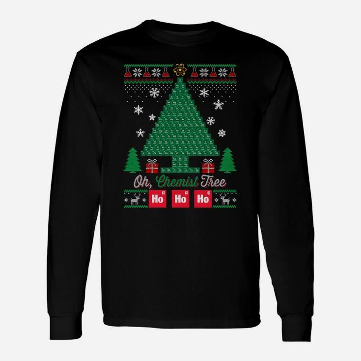 Oh Chemist Tree Merry Christmas Chemistree Sweatshirt Unisex Long Sleeve