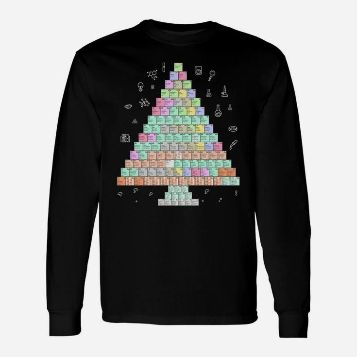Oh Chemistree Cool Science Chemical Periodic Table Christmas Sweatshirt Unisex Long Sleeve