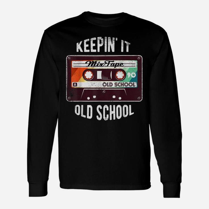 Old School Hip Hop 80S 90S Mixtape Graphic T Shirt Unisex Long Sleeve