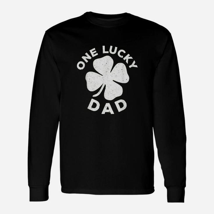 One Lucky Dad Unisex Long Sleeve
