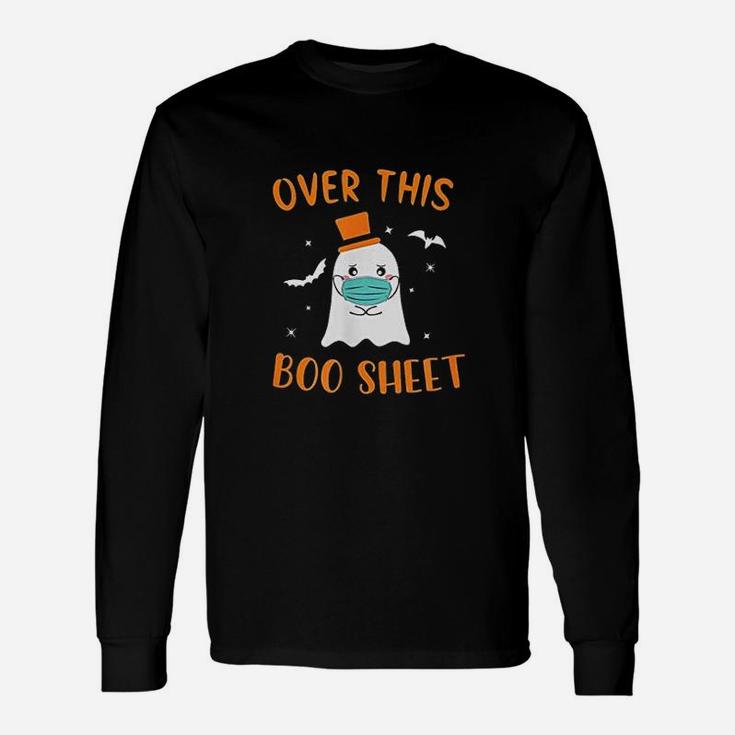 Over This Boo Sheet Unisex Long Sleeve