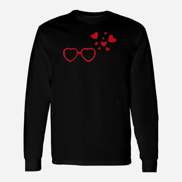 Owl Sunglasses Love Cute Owls Valentine Heart Raglan Baseball Tee Women Long Sleeve T-Shirt