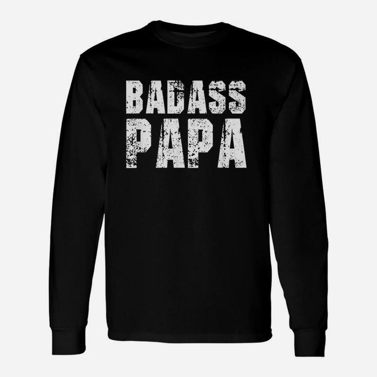 Papa Awesome Parenting Dad Unisex Long Sleeve