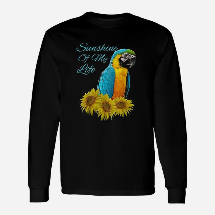 Parrot Sunshine Sunflower Unisex Long Sleeve
