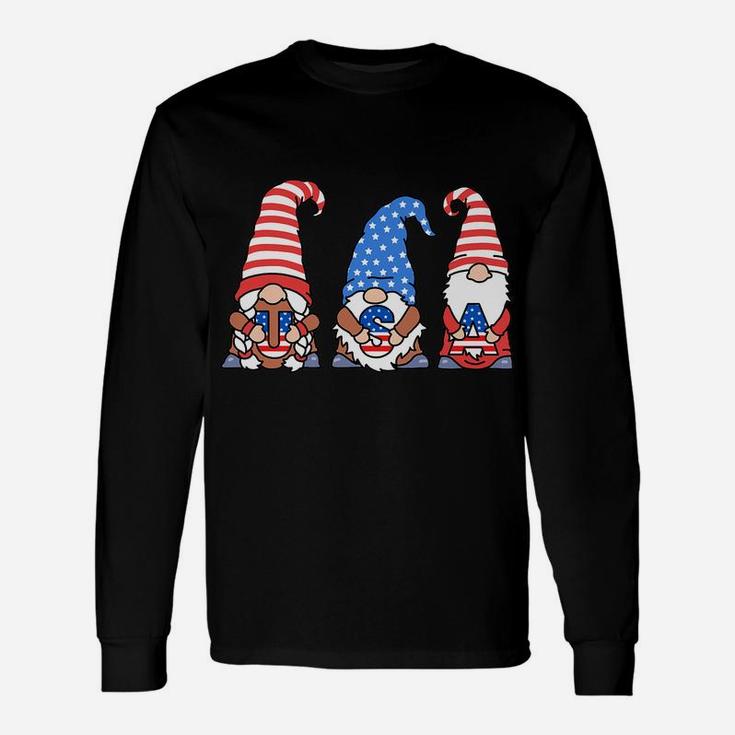 Patriotic Gnomes Usa American Flag 4Th Of July Gnome Unisex Long Sleeve