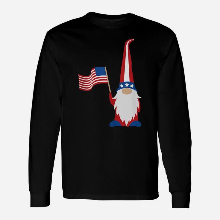 Patriotic Gnomes Usa American Flag 4Th Of July Gnome Unisex Long Sleeve