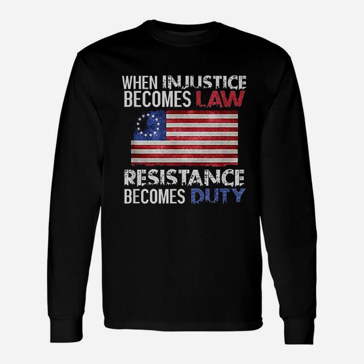 Patriotic Owner 2Nd Amendment Support I Will Not Comply Unisex Long Sleeve