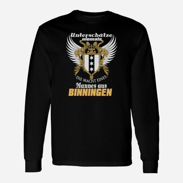 Patriotisches Adler Langarmshirts Binningen, Kraft eines Mannes Motiv