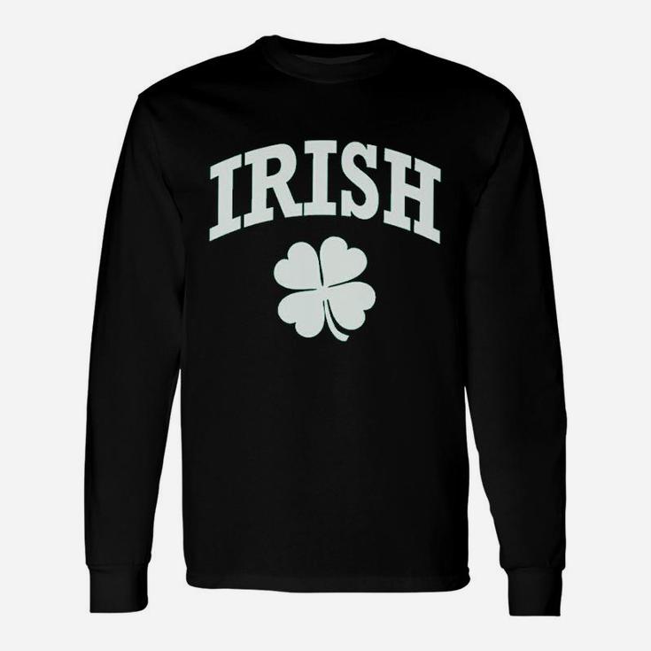 Pekatees Irish Clover Sweatshirt Lucky Irish Clover  For St Patricks Unisex Long Sleeve