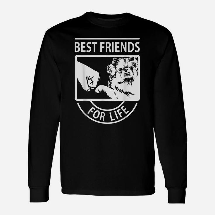 Pekingese Best Friend For Life T-Shirt Unisex Long Sleeve
