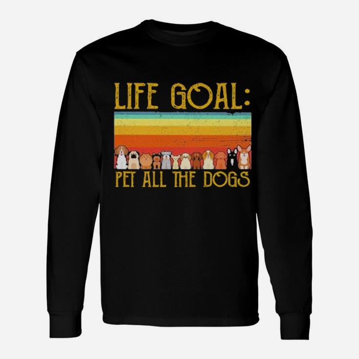 Pet All The Dogs Long Sleeve T-Shirt