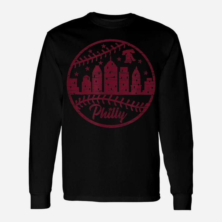 Philadelphia Baseball City Skyline Philly Philly Special Unisex Long Sleeve