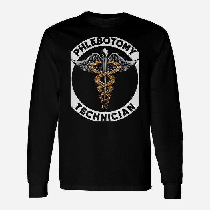 Phlebotomy Technician Medical Nurse Syringe Blood Phlebotomy Sweatshirt Unisex Long Sleeve