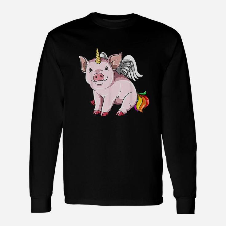 Piggycorn Pig Unicorn Pig Lovers Unisex Long Sleeve