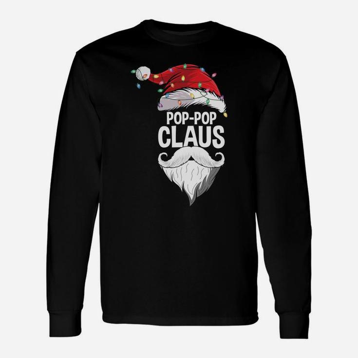 Pop Pop Claus Christmas Family Group Matching Pajama Gift Sweatshirt Unisex Long Sleeve