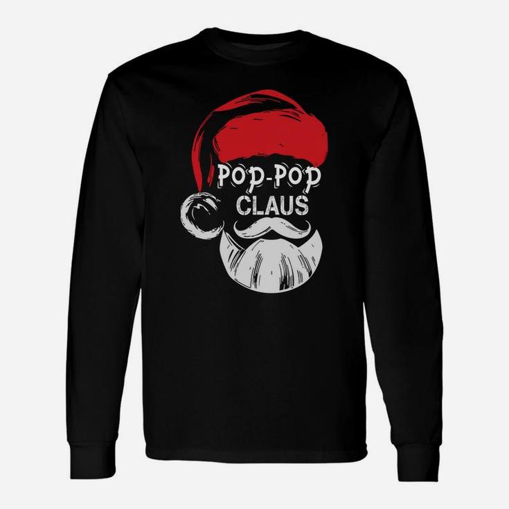 Pop-Pop Claus - Christmas Grandpa Gift Unisex Long Sleeve
