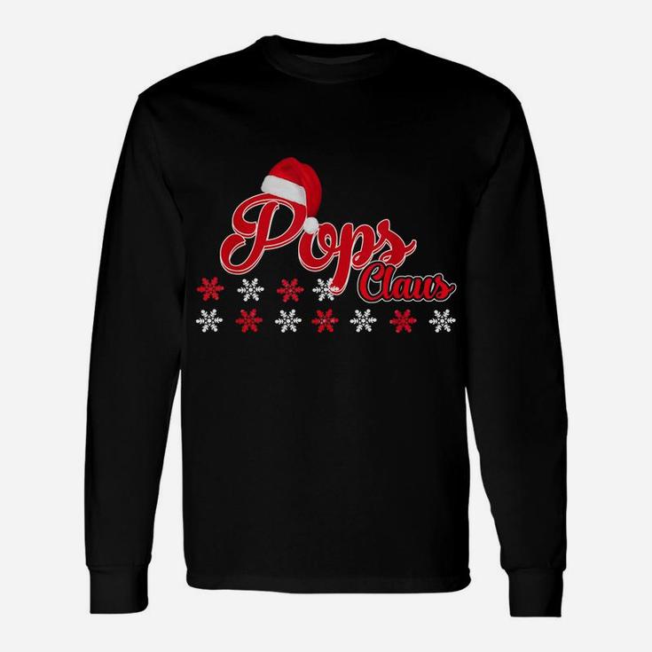 Pops Claus Matching Family Christmas Pajamas Gifts Unisex Long Sleeve
