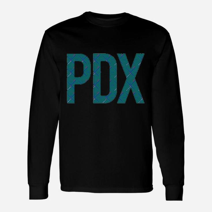 Poster Foundry Portland Pdx Airport Carpet Design Unisex Long Sleeve