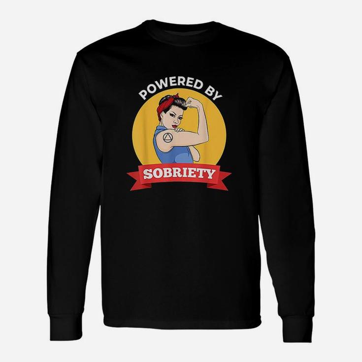 Powered By Sobriety Unisex Long Sleeve