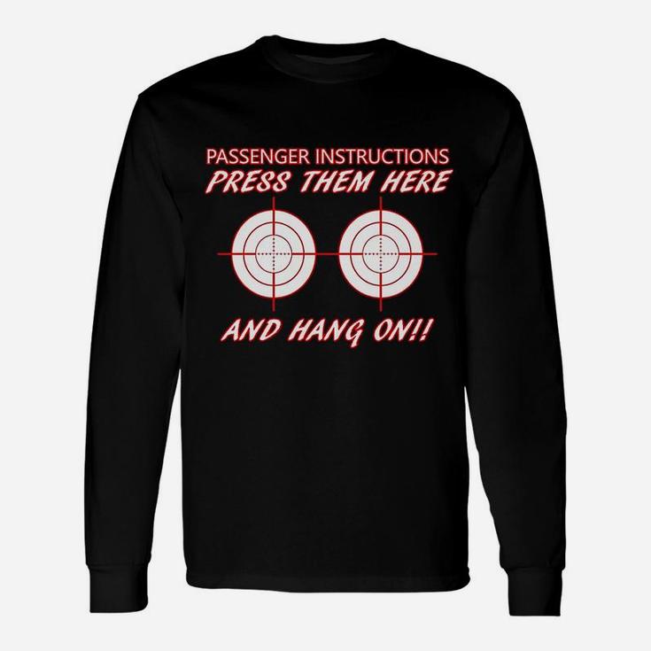 Press Them Here And Hang On Unisex Long Sleeve