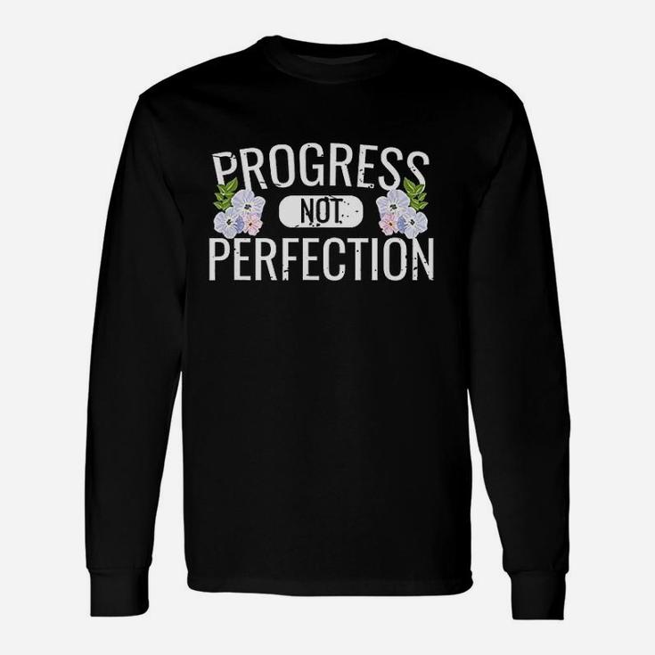 Progress Not Perfection Unisex Long Sleeve