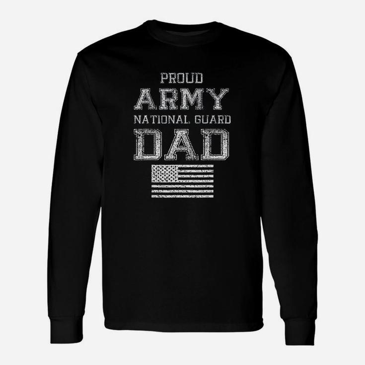 Proud Army National Guard Dad Us Military Gift Unisex Long Sleeve