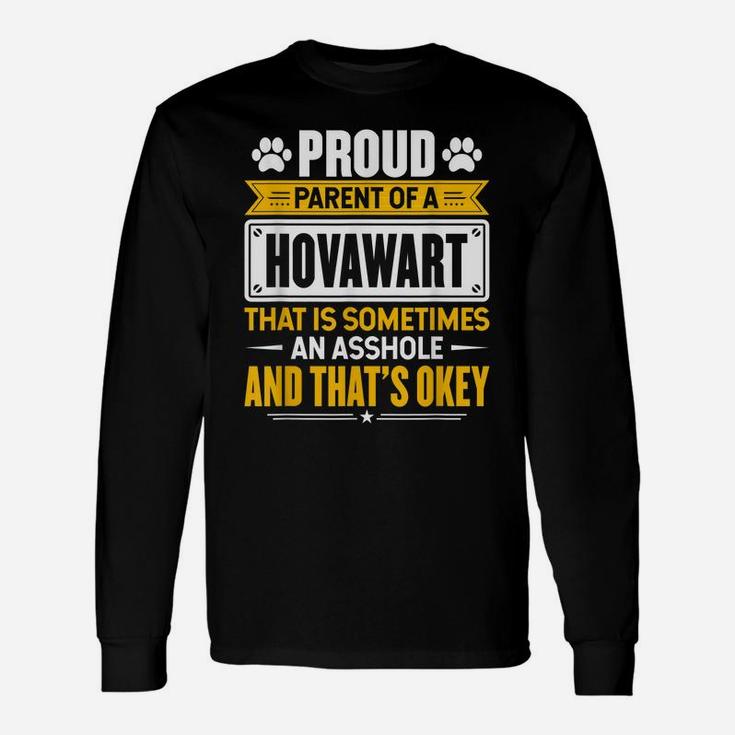 Proud Parent Of A Hovawart Funny Dog Owner Mom & Dad Unisex Long Sleeve