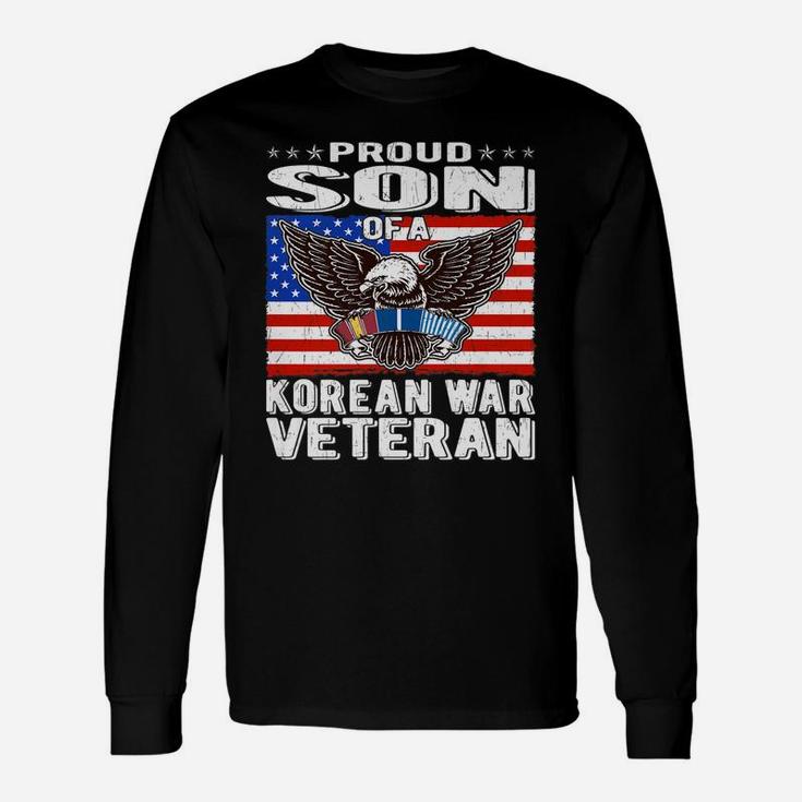 Proud Son Of Korean War Veteran - Military Vet's Child Gift Unisex Long Sleeve