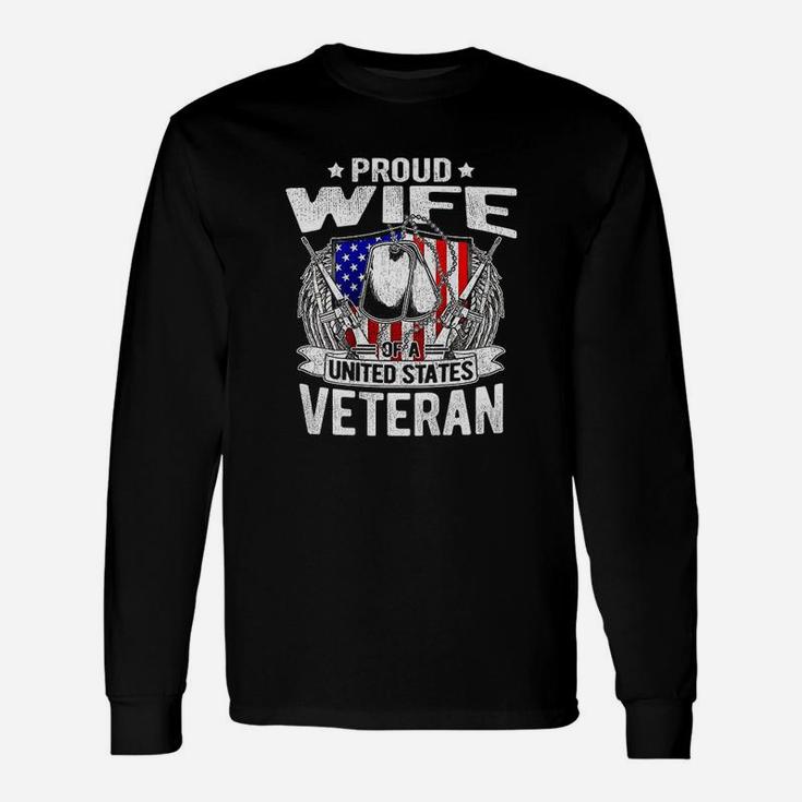Proud Wife Of A United States Unisex Long Sleeve