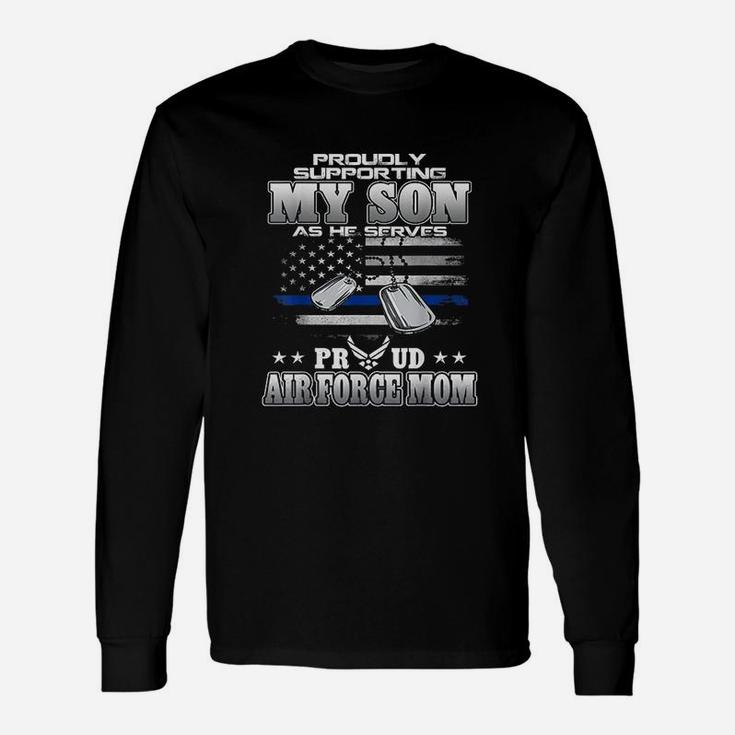 Proudly Supporting My Son Unisex Long Sleeve