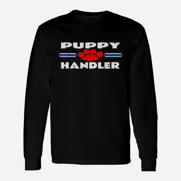 Puppy Handler Pup Play Leather Unisex Long Sleeve