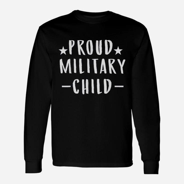 Purple Proud Military Child Military Children Month Unisex Long Sleeve
