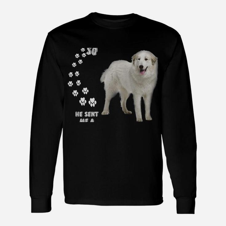 Pyrenean Mountain Dog Mom Dad Costume, Cute Great Pyrenees Unisex Long Sleeve