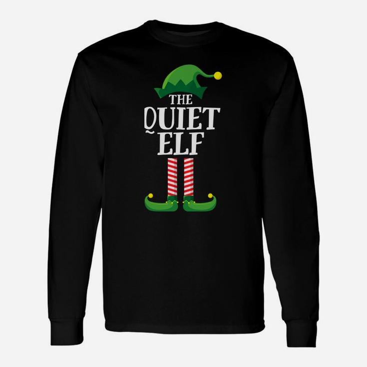 Quiet Elf Matching Family Group Christmas Party Pajama Unisex Long Sleeve