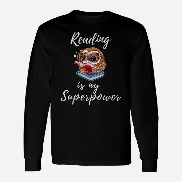 Reading Is My Superpower Unisex Long Sleeve
