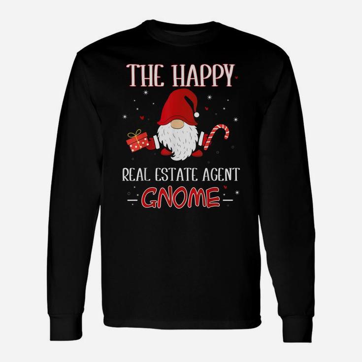 Real Estate Agent Christmas Gnome Costume Matching Family Unisex Long Sleeve