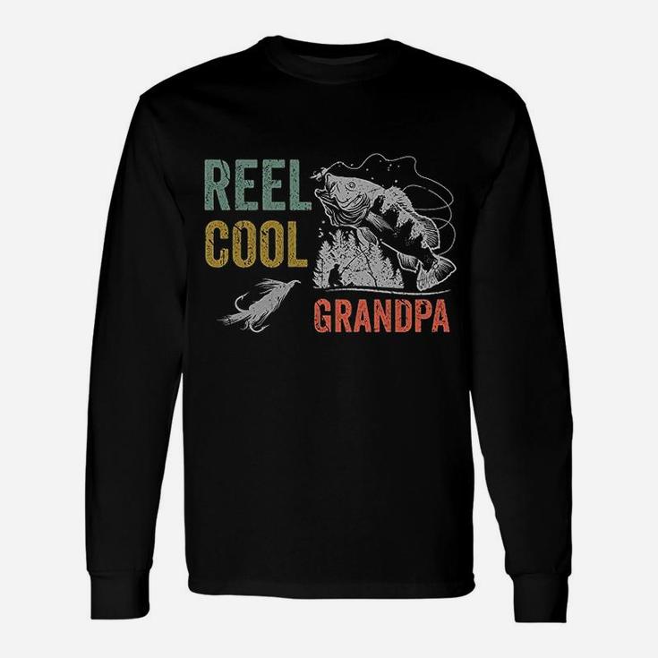 Reel Cool Grandpa Fishing Gift Funny Unisex Long Sleeve