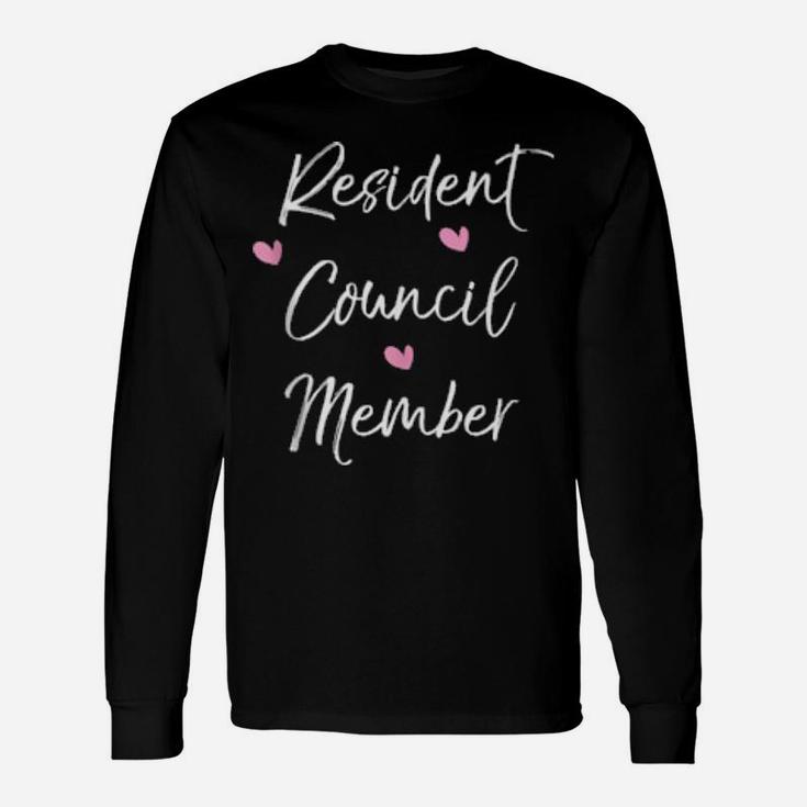 Resident Council Member Valentines Day Long Sleeve T-Shirt