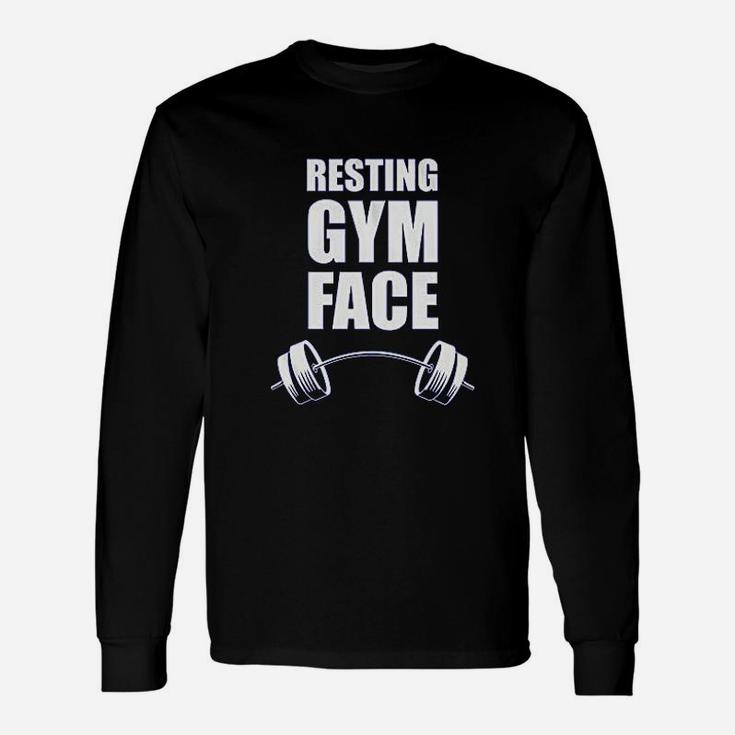 Resting Gym Face Unisex Long Sleeve