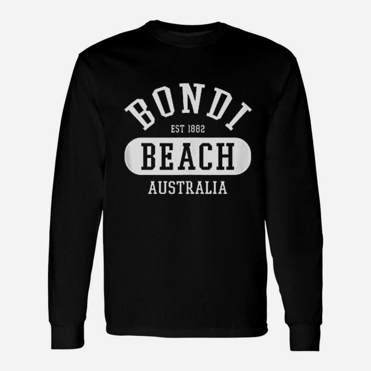 Retro Cool College Style Bondi Beach Australia Unisex Long Sleeve