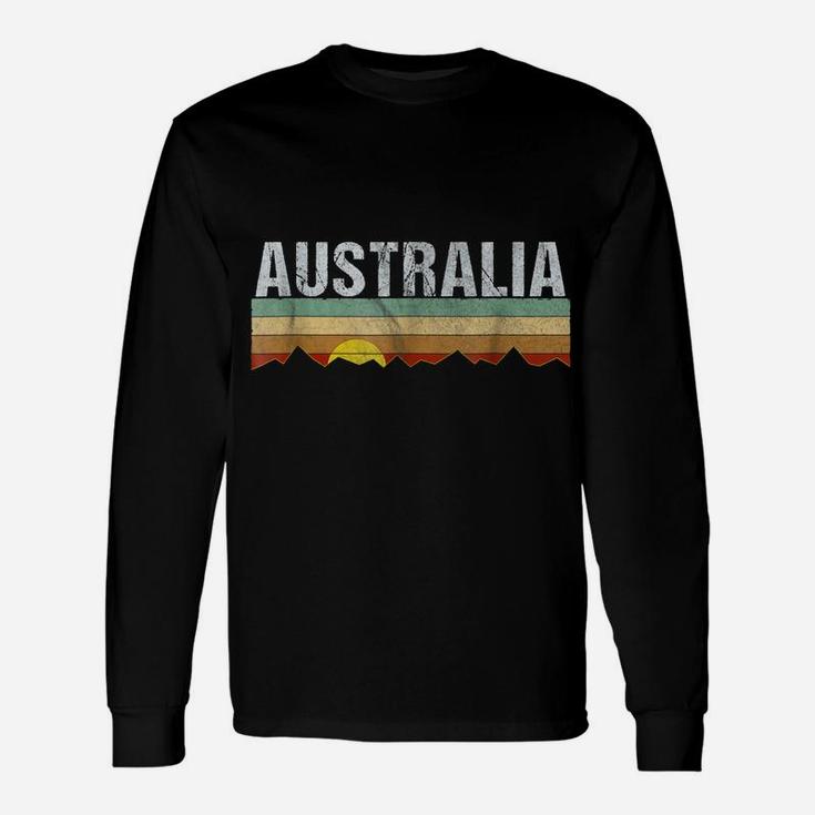 Retro Vintage Australia Tee Shirt Unisex Long Sleeve