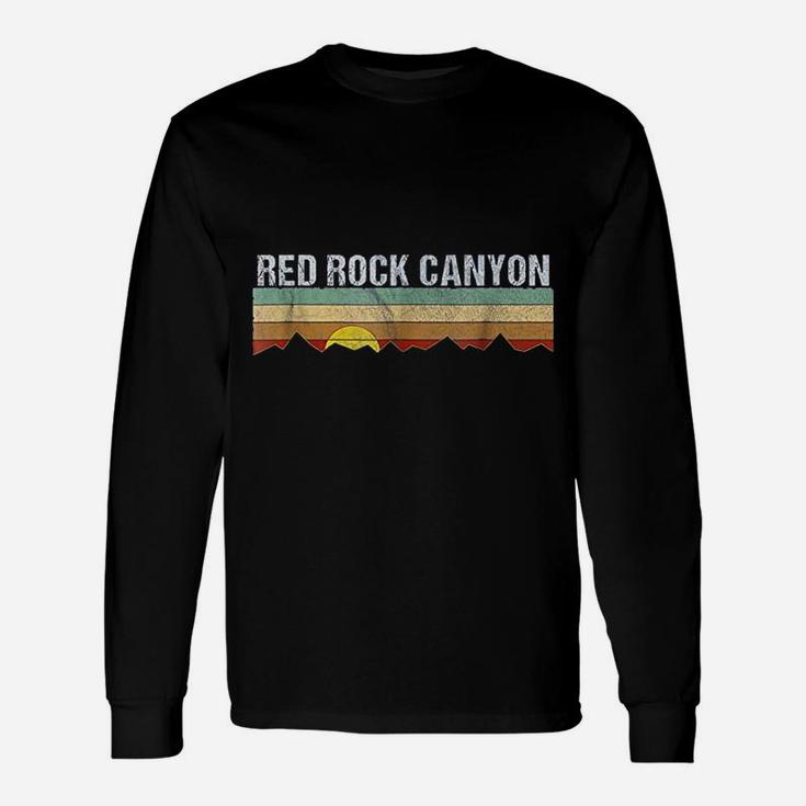 Retro Vintage Red Rock Canyon Unisex Long Sleeve
