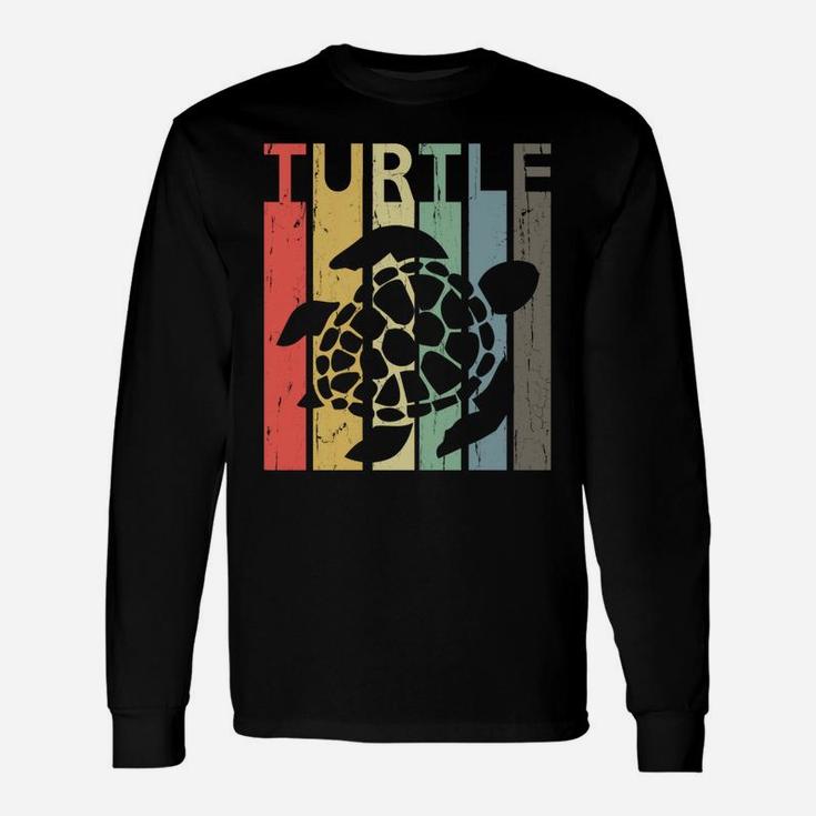 Retro Vintage Sea Turtle Lover Shirt Skip A Straw Ocean Gift Unisex Long Sleeve