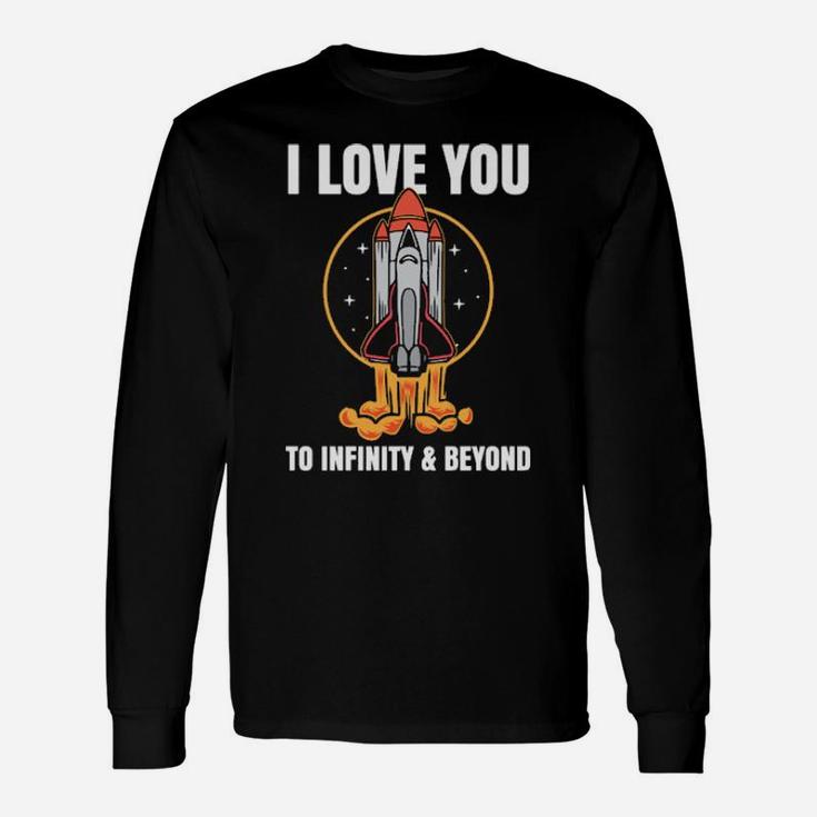 Rocketship Quotes Clothes Women Valentine Long Sleeve T-Shirt